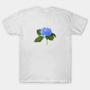 Blue Hydrangea Flower T-Shirt